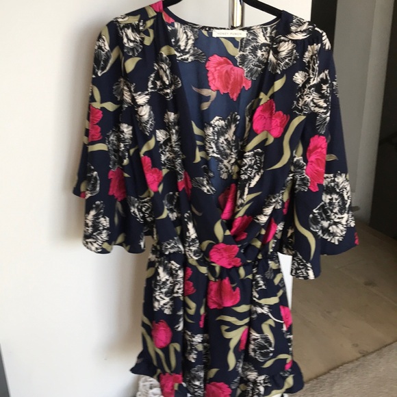 Honey Punch Dresses & Skirts - GORGEOUS FLORAL ROMPER